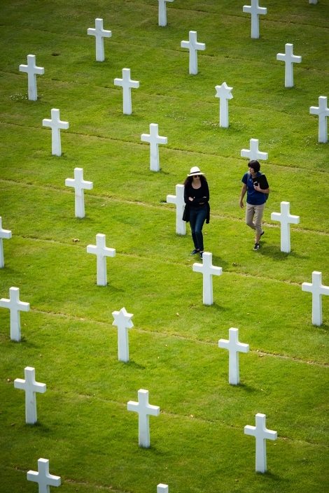 Brittany American Cemetery From Above