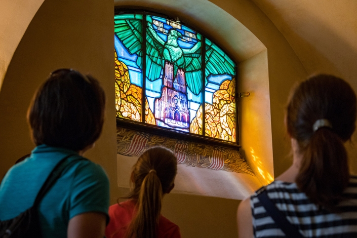 The Stained Glass Panels Of The Lafayette Escadrille